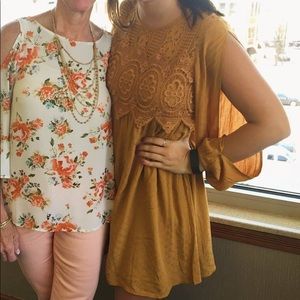 Mustard Yellow Spring Dress